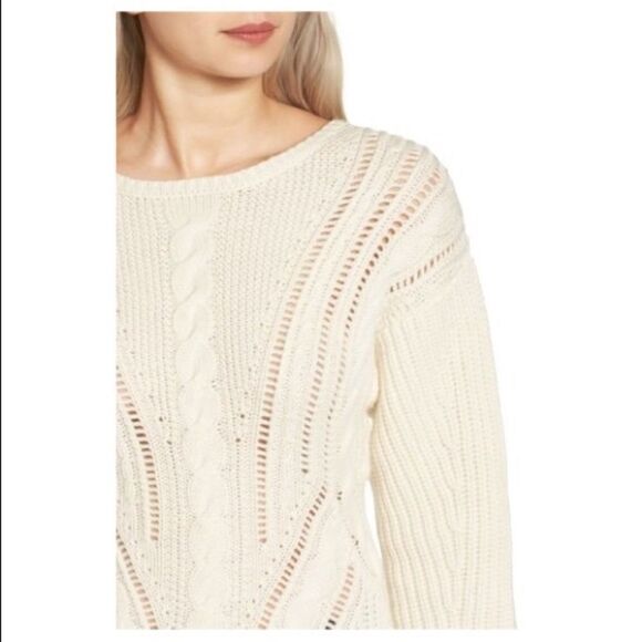 Nwt-Olivia Palermo+Cheasea28 Wool+Cashmere Sweater - Picture 4 of 8